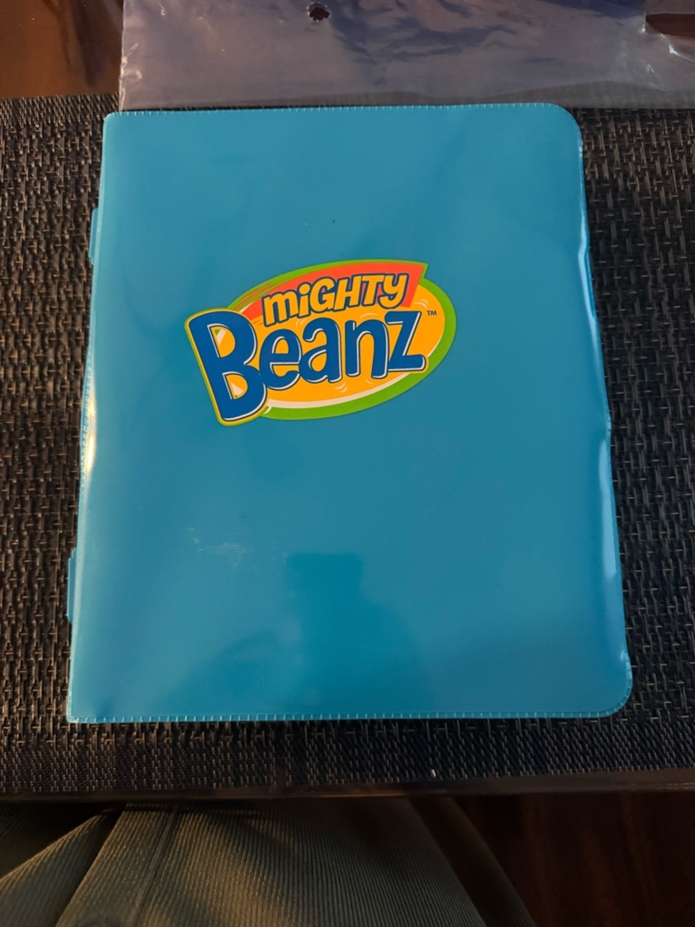 Mighty Beanz Blue Binder/Folio Series 1 Collection with 53 Beanz